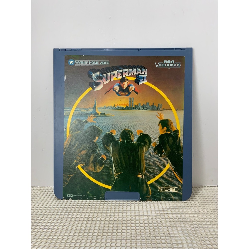 Vintage Superman II Film CED Videodisc 1980